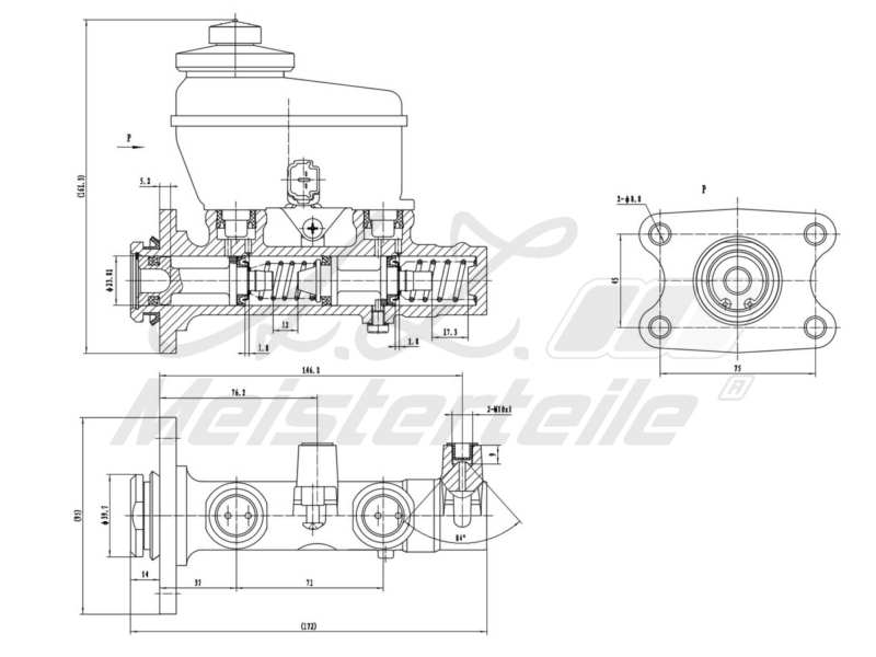 Brake master cylinder